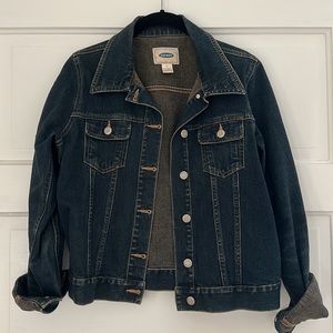Old Navy jean jacket. Dark wash.